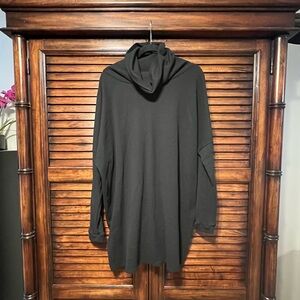 NWT Black Lulu's Turtle Neck Winter Mini Sweater Dress. Women’s Size XL
